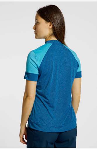 VAUDE Altissimo Q-Zip maglia da bike donna Blu