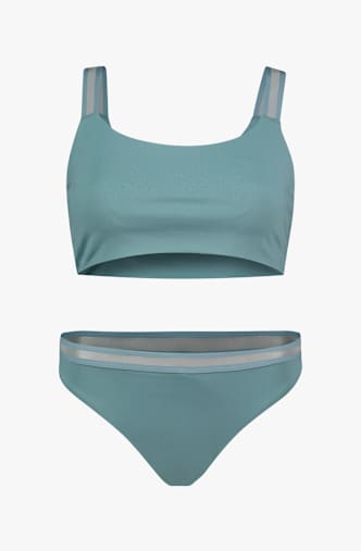 speedo V Class Performance Damen Bikini Grün