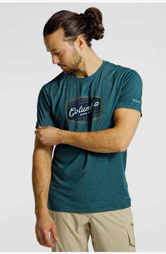 Columbia Parsons Point™ Graphic t-shirt uomo Turchese