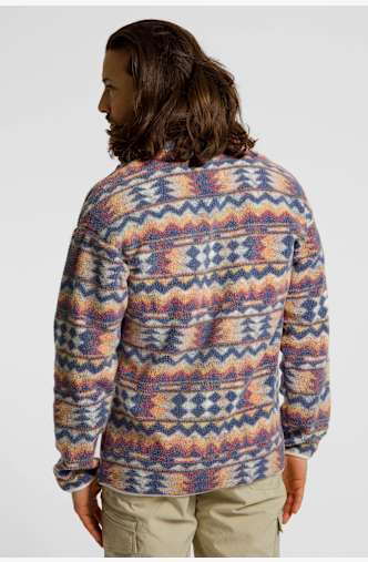 Columbia Helvetia™ II Printed Half Snap Fleece Herren Midlayer Blau