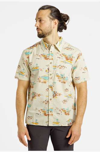 Cotopaxi Estival Button Up Herren Hemd Beige