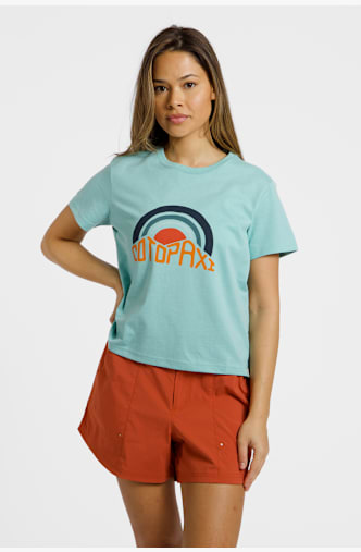 Cotopaxi Sunset Embers t-shirt donna Turchese