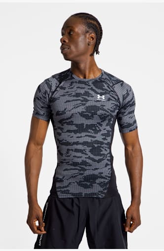 Under Armour HeatGear® Printed Herren T-Shirt Schwarz