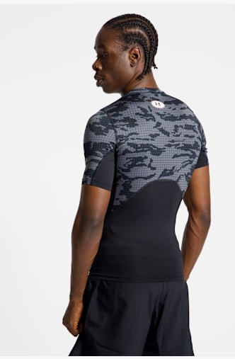 Under Armour HeatGear® Printed Herren T-Shirt Schwarz