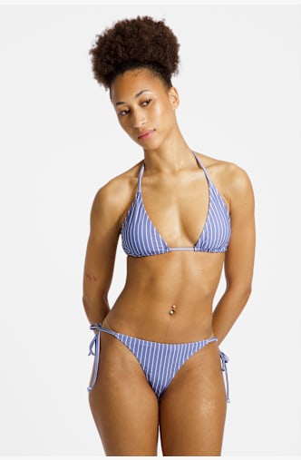 BEACH MOUNTAIN Triangle Damen Bikini Blau