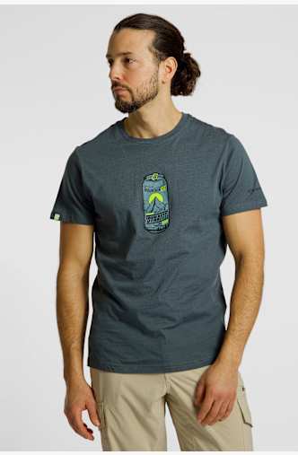 Dynafit Graphic Cotton t-shirt hommes Turquoise
