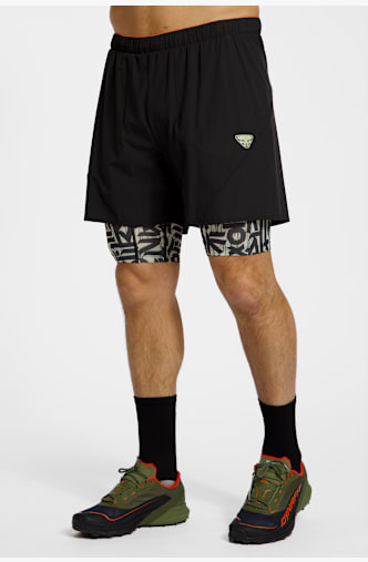 Dynafit Trail 2in1 Herren Wandershort Schwarz