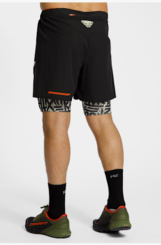 Dynafit Trail 2in1 Herren Wandershort Schwarz