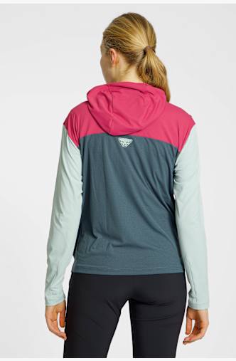 Dynafit Traverse Sun Damen Hoodie Türkis