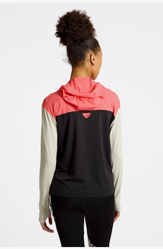Dynafit Traverse Sun Damen Hoodie Schwarz