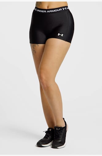 Under Armour HeatGear® Damen Short Schwarz