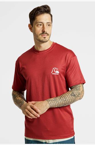 Quiksilver DNA Surf 50+ lycra shirt uomo Rosso