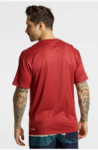Quiksilver DNA Surf 50+ lycra shirt uomo Rosso