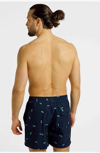Quiksilver Stretch Printed Volley 16" Herren Badeshort Blau