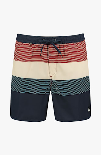 Quiksilver Stretch Scallop Volley 16" short de bain hommes Bleu