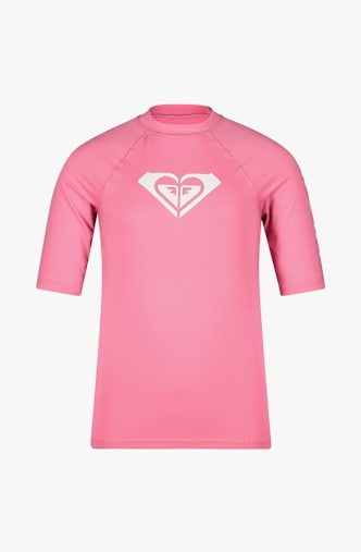 Roxy Whole Hearted 50+ shirt en lycra filles Pink