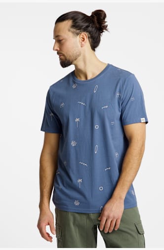 PROTEST PRTKeely t-shirt hommes Bleu