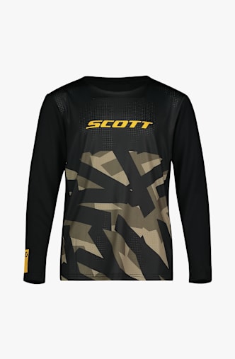 SCOTT Vertic Delta LS maglia da bike bambini Nero