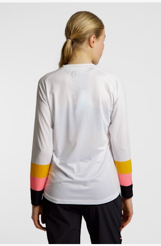 SCOTT Tuned LS Damen Biketrikot Weiss