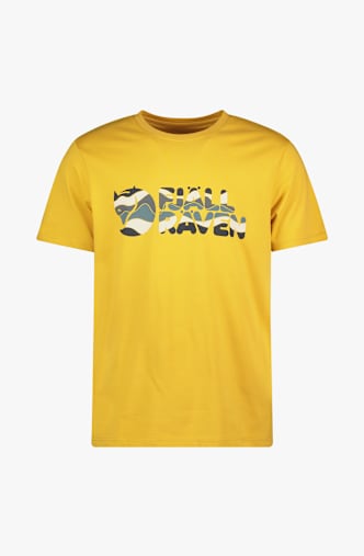 Fjällräven Multicolor Logo t-shirt uomo Giallo