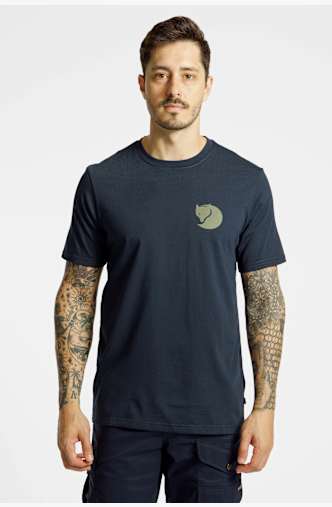 Fjällräven Walk With Nature Herren T-Shirt Blau