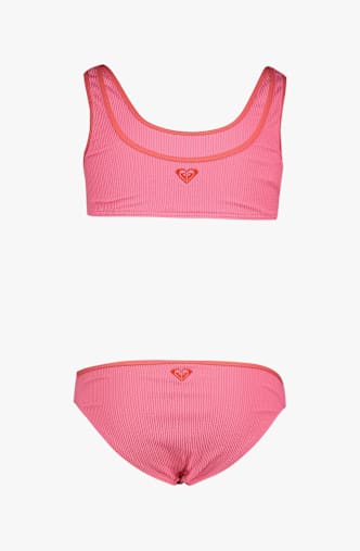 Roxy Aruba Bralette bikini bambina Pink