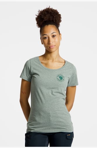 Fjällräven 1960 Logo Damen T-Shirt Grün