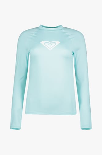 Roxy Whole Hearted 50+ Damen Lycra Shirt Blau