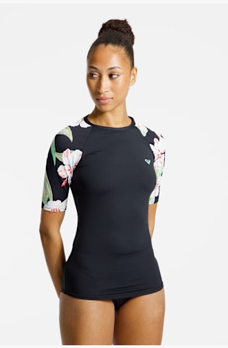Roxy The Classic 50+ Damen Lycra Shirt Schwarz