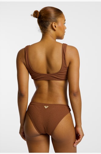 Roxy Sunshine Bralette A-C Cup bikini donna Marrone