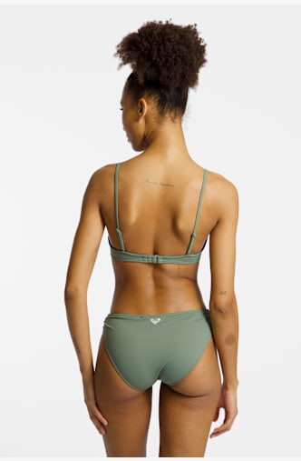 Roxy Solid Essentials Bralette A-C Cup Damen Bikini Grün