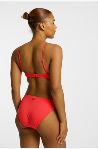Roxy Solid Essentials Bralette A-C Cup bikini femmes Rouge