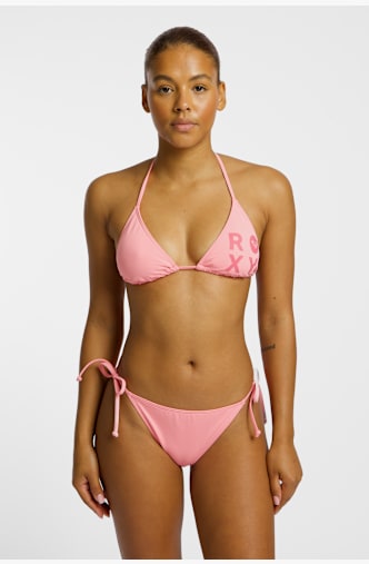 Roxy Solid Essentials Triangle A-C Cup bikini donna Pink