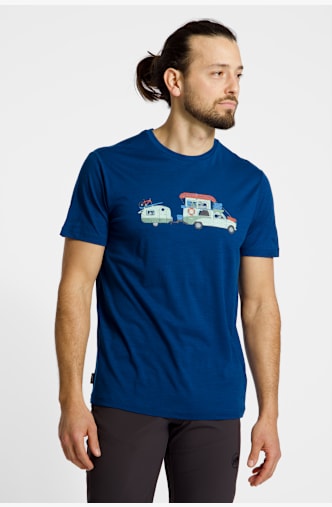 icebreaker Merino 150 Tech Lite Transportage Herren T-Shirt Petrol