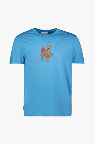 icebreaker Merino 150 Tech Lite Bear Catch t-shirt uomo Blu
