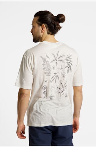 icebreaker Merino 150 Tech Lite Relaxed Fern Study t-shirt uomo Bianco