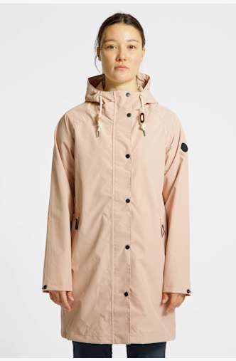 RUKKA Travelcoat manteau imperméable femmes Rose