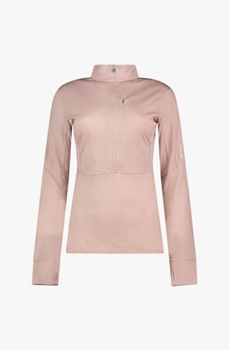 icebreaker Merinomix 200 Realfleece™ Descender Half-Zip longsleeve donna Rosa