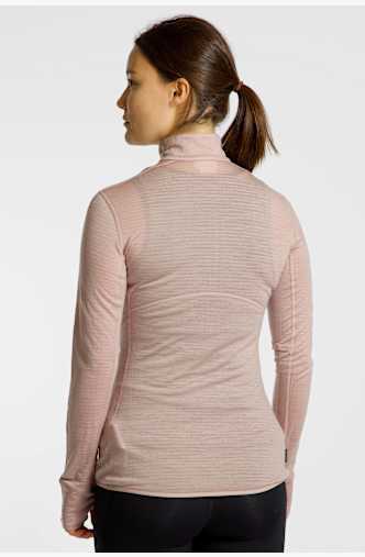 icebreaker Merinomix 200 Realfleece™ Descender Half-Zip longsleeve femmes Pink