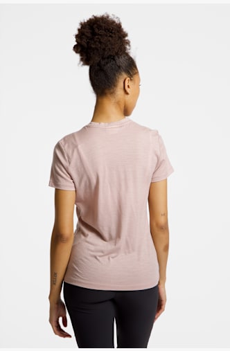 icebreaker Merino 150 Tech Lite Sparkling Stars t-shirt donna Rosa