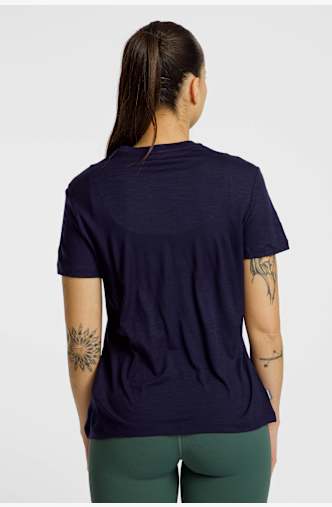 icebreaker Merino 150 Tech Lite Bird Transit Damen T-Shirt Blau