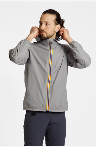 K-Way Le Vrai 4.0 Claude Herren Regenjacke Grau
