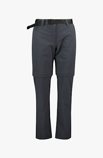 Maier Sports Nata 2 Zip-Off taglia corta pantaloni da trekking donna Grigio