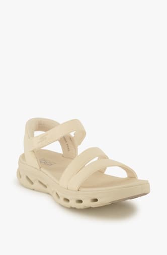 Skechers Slip-ins: Go Walk Glide-Step 2.0 - Ella Damen Sandale Beige