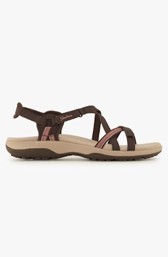 Skechers Reggae Slim - Sun Array Damen Sandale Braun