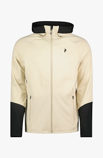 PEAK PERFORMANCE Rider Essentials Zip Hood midlayer uomo Bianco Panna