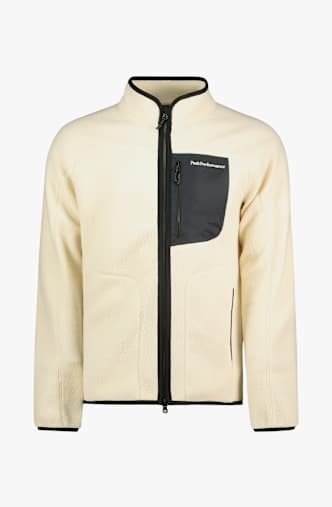 PEAK PERFORMANCE Naturerush Pile Zip midlayer hommes Blanc