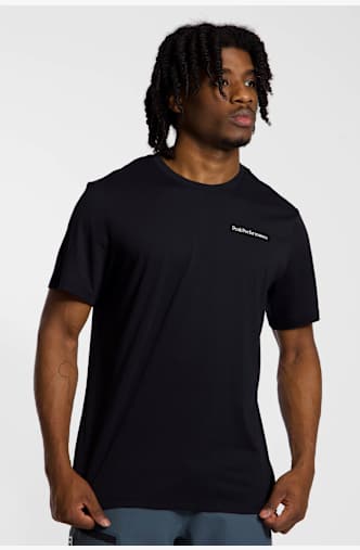 PEAK PERFORMANCE Explore Logo t-shirt hommes Noir