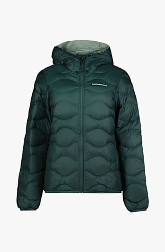 PEAK PERFORMANCE Helium Down Hood Damen Daunenjacke Türkis