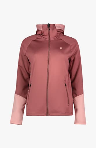 PEAK PERFORMANCE Rider Essentials Zip Hood Damen Midlayer Pink